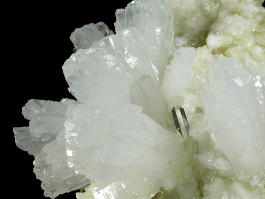 Celestine on Sulfur from Agrigento District (Girgenti), Sicily, Italy