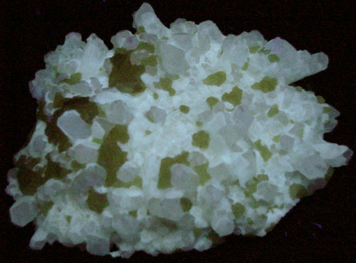 Celestine on Sulfur from Floristella Mine, Valguarnera, Enna Province, Sicily, Italy