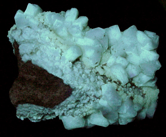 Celestine and Calcite from Lime City Quarry, Wood County, Ohio