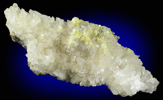 Celestine with Sulfur from Machw mine, Tarnobrzeg, Poland