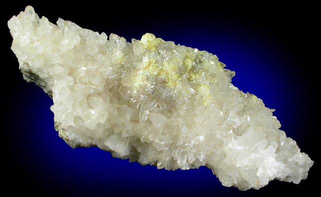 Celestine with Sulfur from Machw mine, Tarnobrzeg, Poland