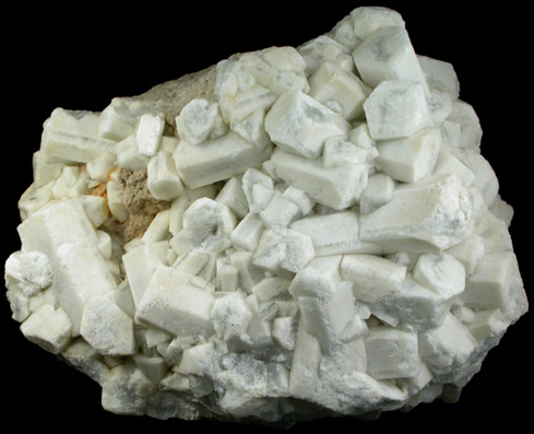 Strontianite pseudomorphs after Celestine from Lime City Quarry, Wood County, Ohio