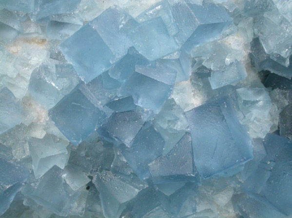 Fluorite on Quartz with Barite and Galena from Blanchard Mine, Hansonburg District, 8.5 km south of Bingham, Socorro County, New Mexico