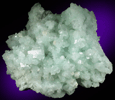 Apophyllite on Prehnite pseudomorphs after Laumontite from Mumbai (Bombay) Quarry, Maharashtra, India