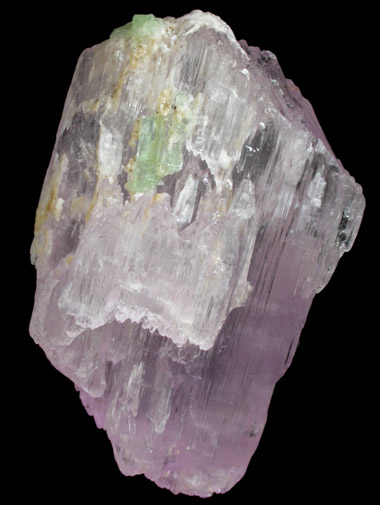 Spodumene var. Kunzite with Elbaite Tourmaline from Minas Gerais, Brazil