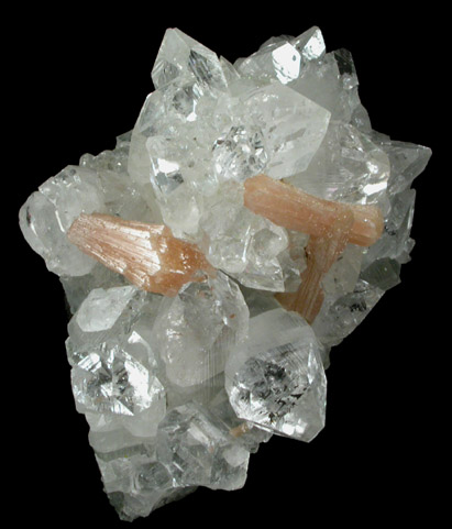 Apophyllite with Stilbite-Ca from Jalgaon, Maharashtra, India