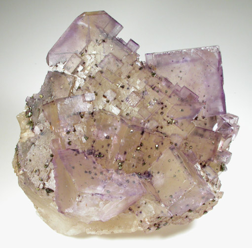 Fluorite with Pyrite from Elmwood Mine, Carthage, Smith County, Tennessee