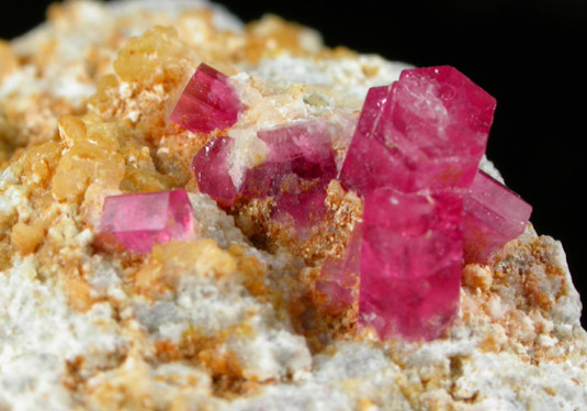 Beryl var. Bixbite (Red Beryl) from Violet Claims, Wah Wah Mountains, Beaver County, Utah