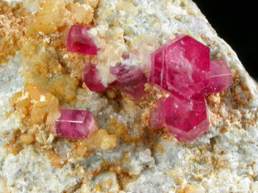 Beryl var. Bixbite (Red Beryl) from Violet Claims, Wah Wah Mountains, Beaver County, Utah