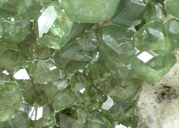 Andradite var. Demantoid Garnet from Antetezambato, Ambanja, Antsiranana Province, Madagascar