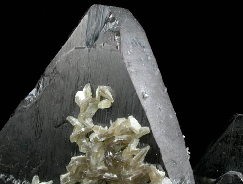 Ferberite with Muscovite from Yaogangxian Mine, Nanling Mountains, Hunan Province, China