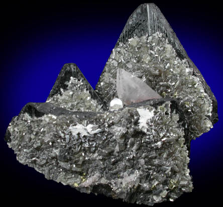 Ferberite with Muscovite from Yaogangxian Mine, Nanling Mountains, Hunan Province, China
