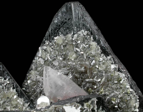 Ferberite with Muscovite from Yaogangxian Mine, Nanling Mountains, Hunan Province, China