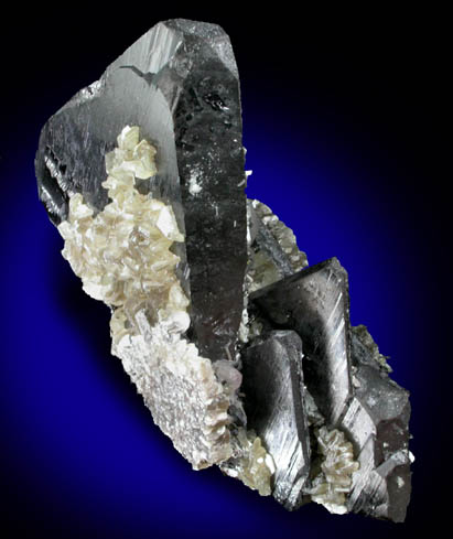 Ferberite with Muscovite from Yaogangxian Mine, Nanling Mountains, Hunan Province, China