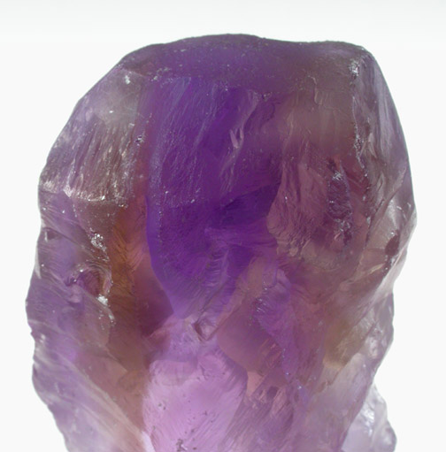 Quartz var. Ametrine (with rare pinacoid termination face) from Anahi Mine, La Gaiba District, Sandoval Province, Santa Cruz Department, Bolivia