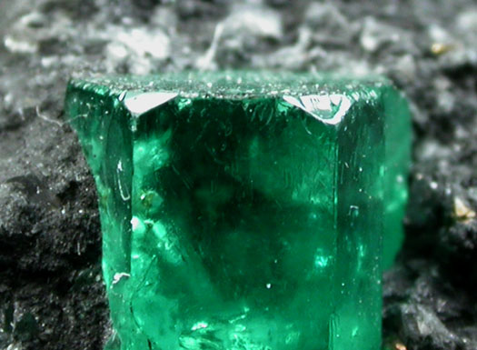 Beryl var. Emerald from Muzo Mine, Vasquez-Yacop District, Boyac Department, Colombia