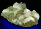 Datolite on Prehnite from Upper New Street Quarry, Paterson, Passaic County, New Jersey