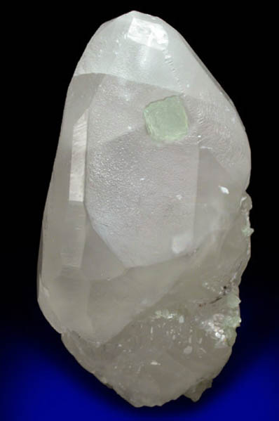 Calcite with Prehnite from Prospect Park Quarry, Prospect Park, Passaic County, New Jersey