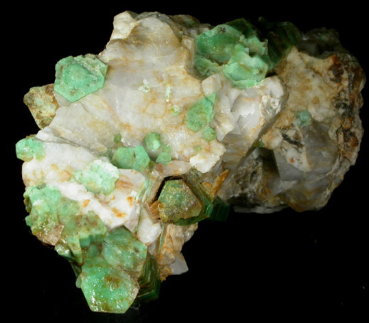 Beryl var. Emerald from Mount Dayakou tungsten mine, 6 km northeast of Mengdong village, Malipo County, Yunnan Province, China