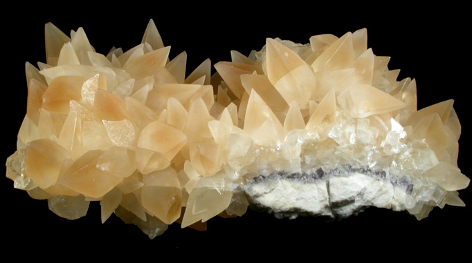 Calcite from Minerva #1 Mine, Rosiclare Level, Cave-in-Rock District, Hardin County, Illinois