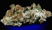 Chalcopyrite, Quartz, Malachite, Cuprite from Ondrick Quarry, Granby, Hampshire County, Massachusetts