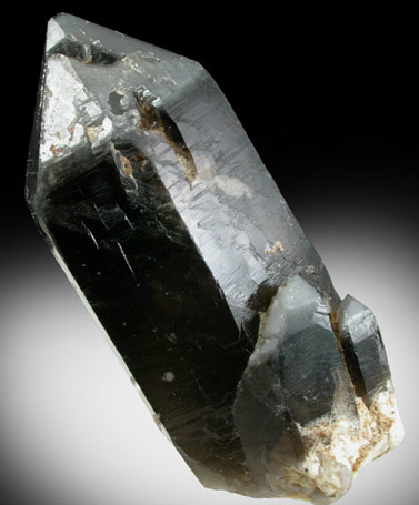 Quartz var. Smoky Quartz with Spessartine Garnet inclusions from Beaver County, Utah