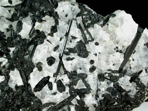 Schorl Tourmaline in Quartz from Belchertown, Hampshire County, Massachusetts