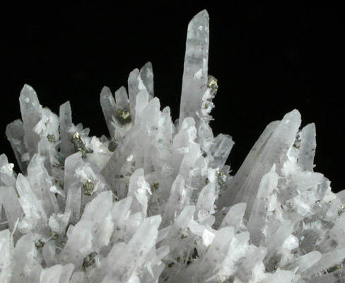 Quartz with Barite and Pyrite from Alimon Mine, Huaron District, Cerro de Pasco, Peru