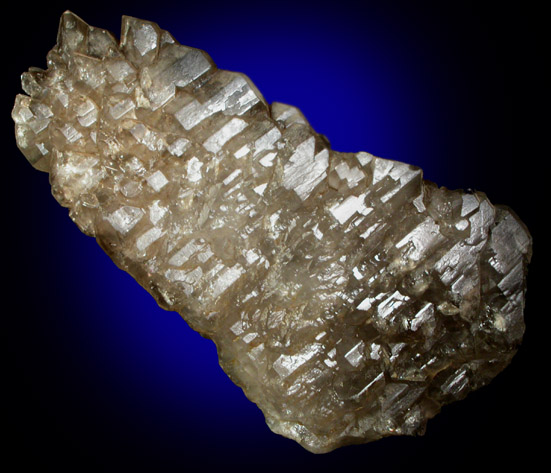 Quartz var. Smoky (parallel growth) from Lord Hill Quarry, Stoneham, Oxford County, Maine