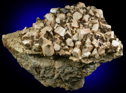 Microcline, Smoky Quartz, Siderite from Rotten Rock Pit, Davis Hill, Brownfield, Oxford County, Maine