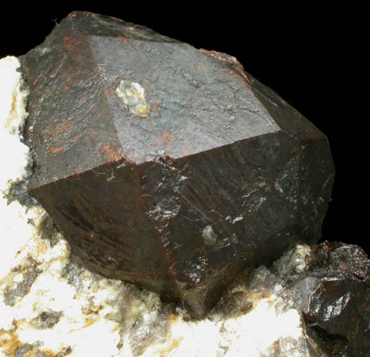 Spessartine-Almandine Garnet from Middletown, parking lot construction, Middlesex County, Connecticut