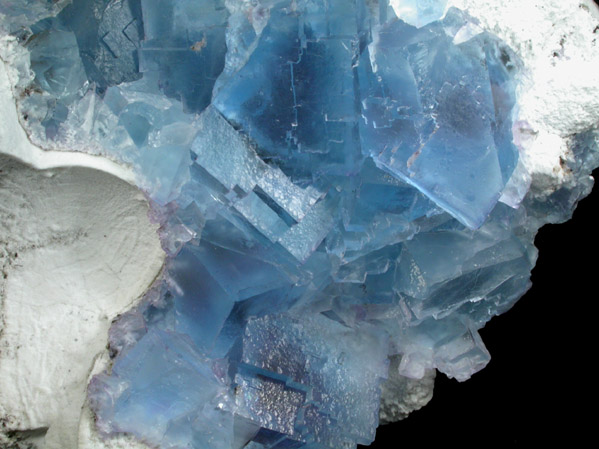 Barite with Fluorite from Minerva #1 Mine, Rosiclare Level, Cave-in-Rock District, Hardin County, Illinois