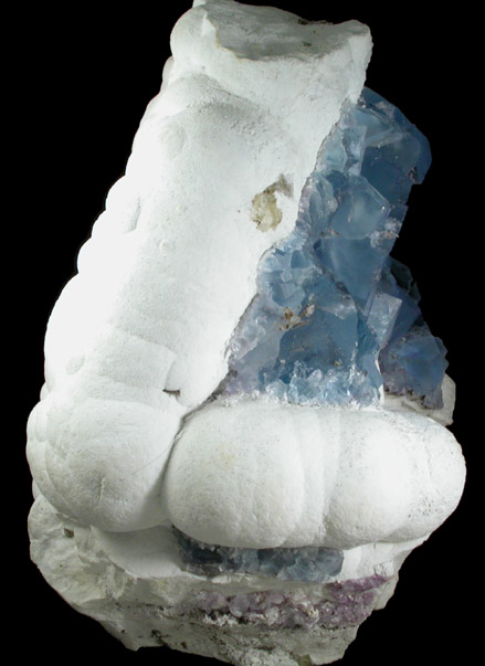 Barite with Fluorite from Minerva #1 Mine, Rosiclare Level, Cave-in-Rock District, Hardin County, Illinois