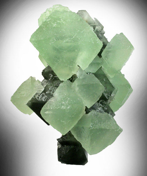 Fluorite on Fluorite from Xianghualing Mine, Linwu, Hunan, China