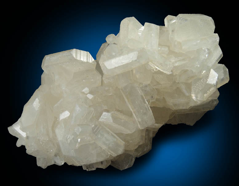 Hydroxyapophyllite-(K) (formerly apophyllite-(KOH)) on Calcite from (Luck Stone Quarry?), Fauquier County, Virginia
