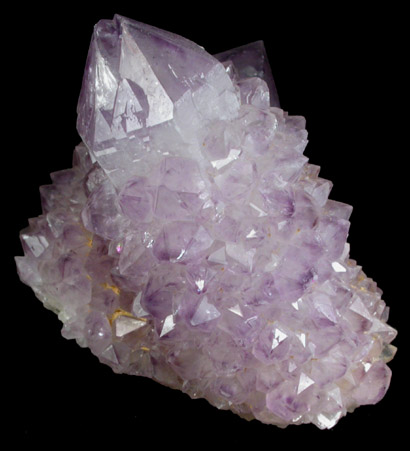 Quartz var. Amethyst (Cactus Quartz) from Boekenhouthoek area, Mpumalanga Province, South Africa