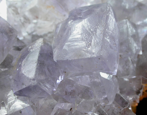 Fluorite (tetrahexahedral crystals) from Caravia-Berbes District, Asturias, Spain