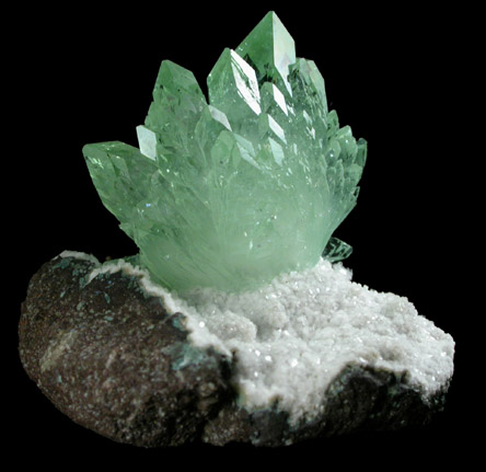 Apophyllite on Heulandite from Pashan Hill Quarry, Pune District, Maharashtra, India