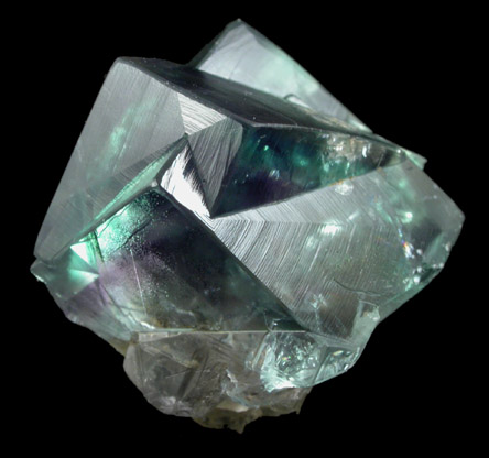 Fluorite (twinned crystals) from Heights Mine, Westgate, Weardale District, County Durham, England