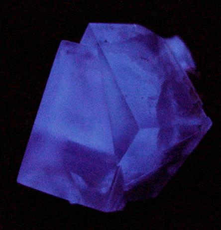 Fluorite (twinned crystals) from Heights Mine, South Vein, Westgate, Weardale District, County Durham, England