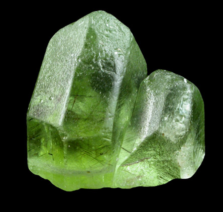 Forsterite var. Peridot with Ludwigite inclusions from Suppat, Naran-Kagan Valley, Kohistan District, Khyber Pakhtunkhwa (North-West Frontier Province), Pakistan