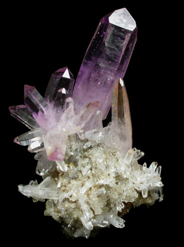 Quartz var. Amethyst from Piedra Parada, near Las Vigas, Tatatila, Veracruz, Mexico