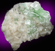 Apophyllite on Stilbite-Ca from Momin Akhada, near Rahuri, 50 km north of Ahmednagar, Maharashtra, India (Type Locality for Collected ca. 2001)