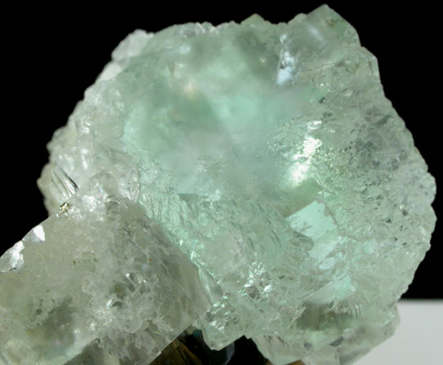 Fluorite on Pyrite with Galena from Naica District, Saucillo, Chihuahua, Mexico