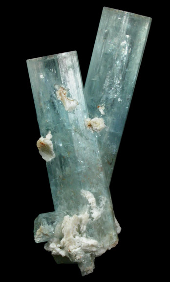 Beryl var. Aquamarine from Erongo Mountains, 20 km north of Usakos, Namibia