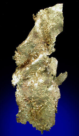 Gold (crystallized sheet formation) from Rosia Montana (Vrspatak), Metaliferi Mountains, Transylvania, Romania