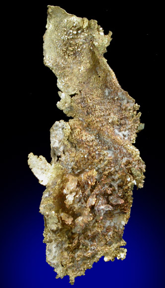 Gold (crystallized sheet formation) from Rosia Montana (Vrspatak), Metaliferi Mountains, Transylvania, Romania