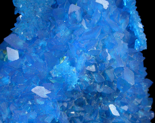 Chalcanthite (synthetic) from Man-made