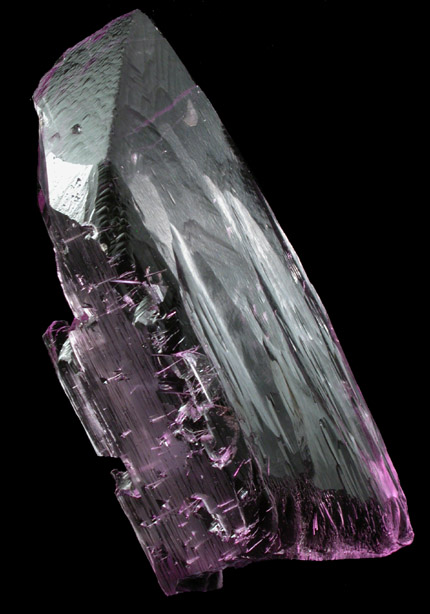 Spodumene var. Kunzite (gem-grade) from Lavra do Urucum, Conselheiro Pena, 4 km east of  Galilia, Minas Gerais, Brazil