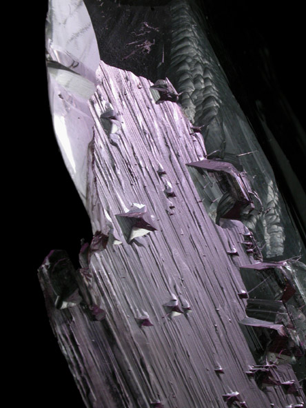 Spodumene var. Kunzite (gem-grade) from Lavra do Urucum, Conselheiro Pena, 4 km east of  Galilia, Minas Gerais, Brazil